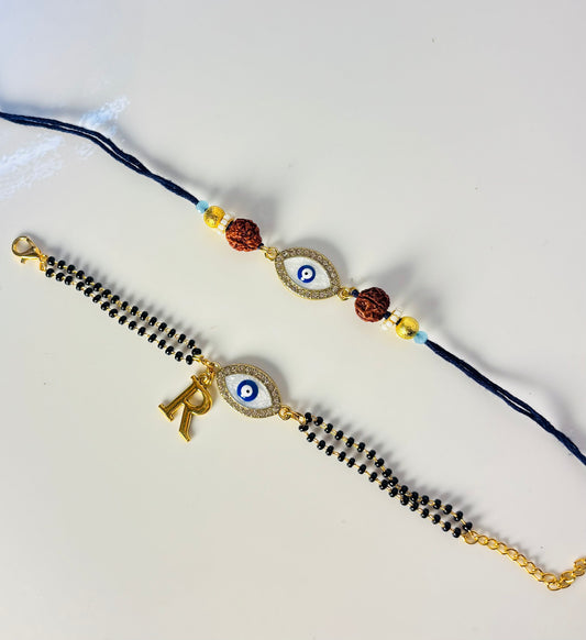 Evil eye bhai bhabhi rakhi