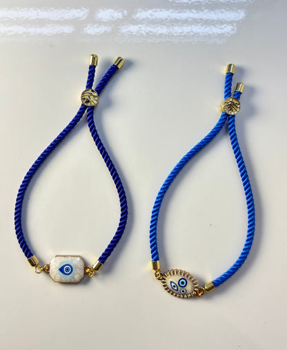 Evil eye rakhi bracelet