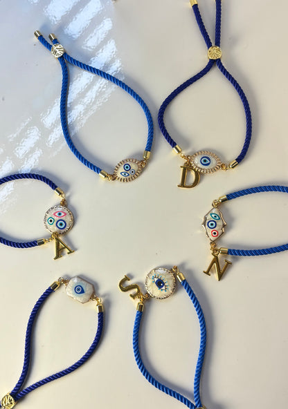 Evil eye rakhi bracelet