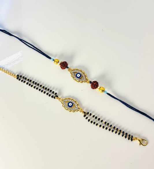 Evil Eye Bhai bhabhi rakhi